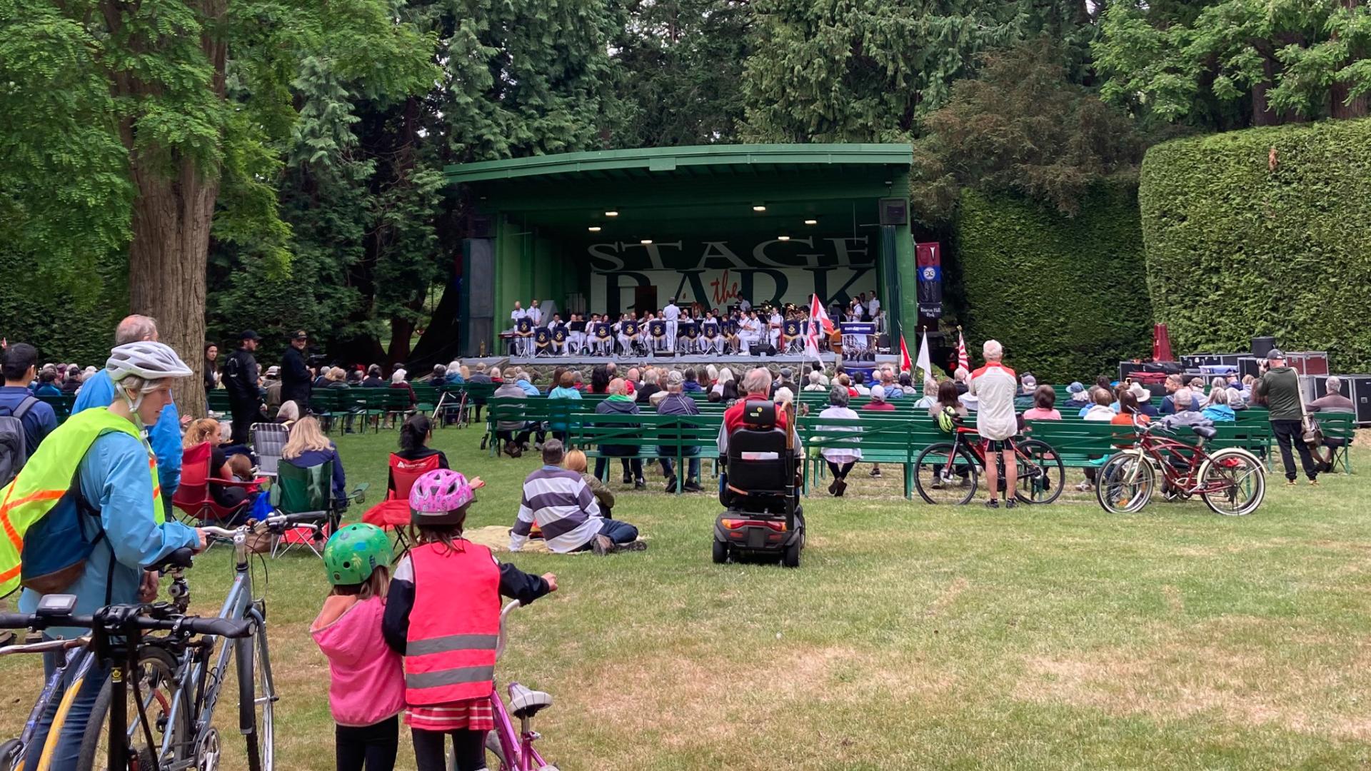 Performance at Cameron Bandshell